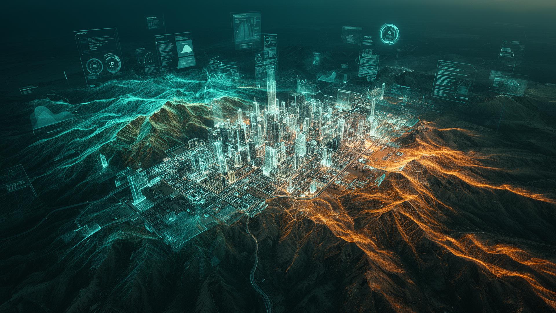 Holographic geospatial visualization